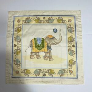 Jim Thompson pillow cover 18”x18” cotton elephant theme